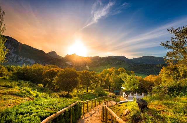 Atardecer Sierra de Grazalema