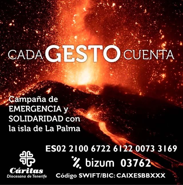 campaña de emergencia y solidaridad con la isla de La Palma